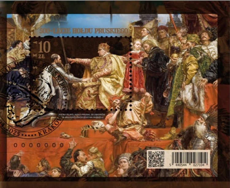 500-lecie hołdu pruskiego 2025 stempel