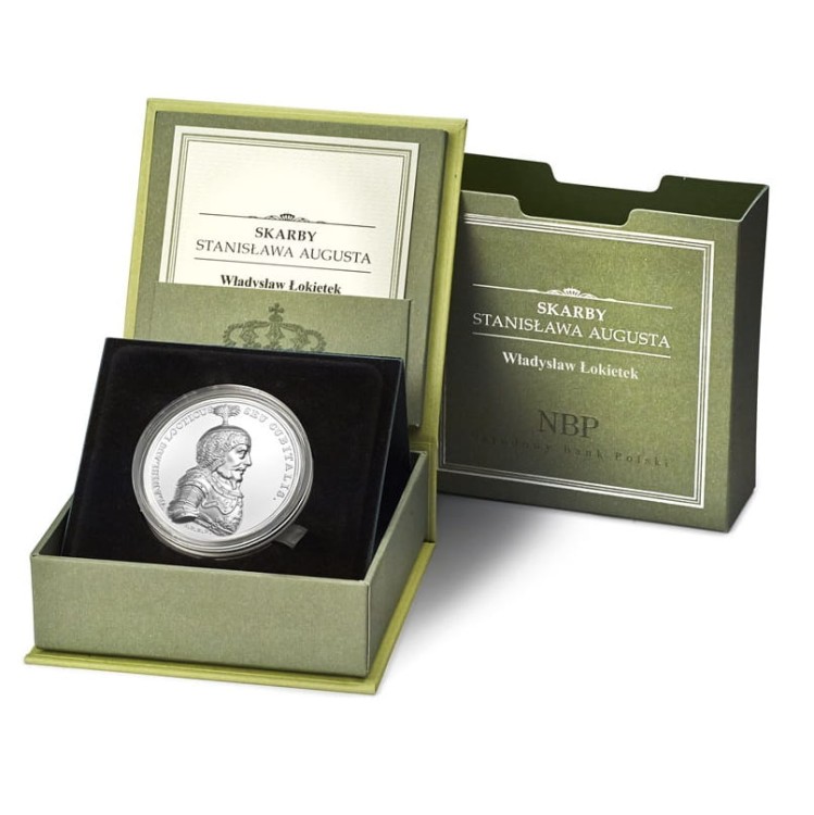 Moneta 50 zł Władysław Łokietek 2013 r. box