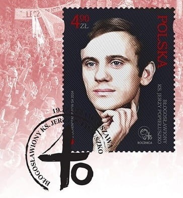 FDC stempel Błogosławiony ks Jerzy Popiełuszko 2024
