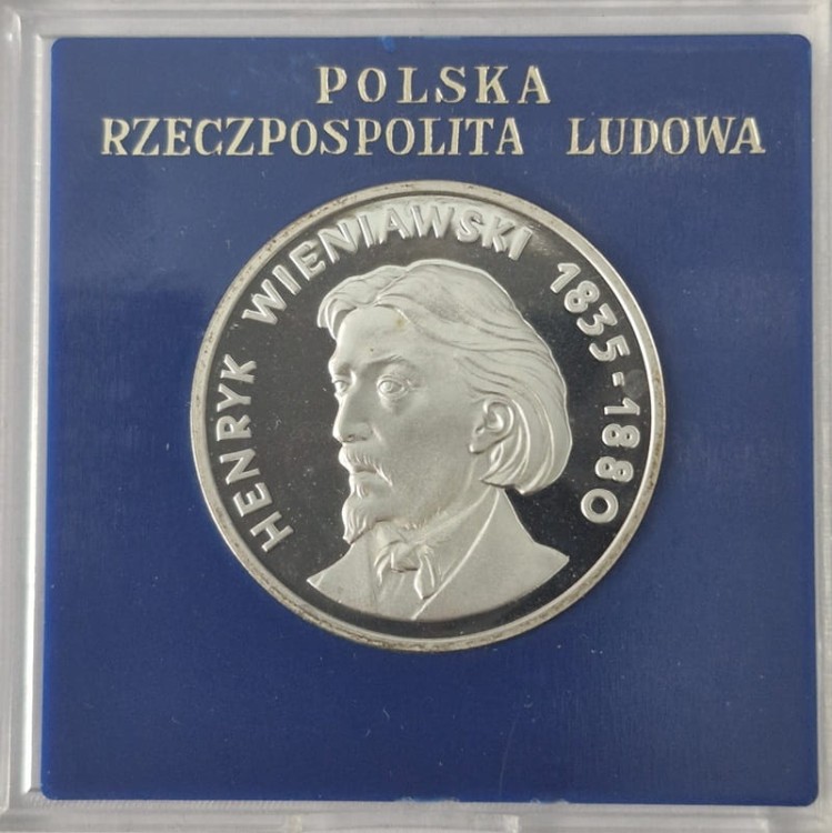 Moneta 100 zł Henryk Wieniawski 1979 rewers