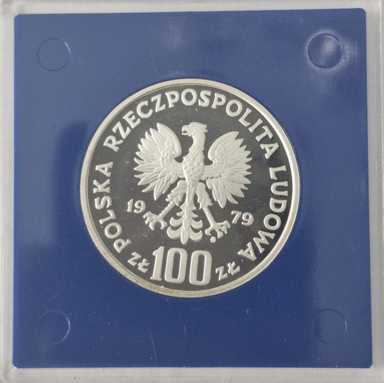Moneta 100 zł Henryk Wieniawski 1979 awers