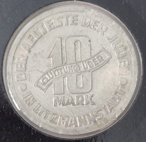 1943_10marke_getto_rewers.jpeg10 marek 1943 Getto Łódź rewers
