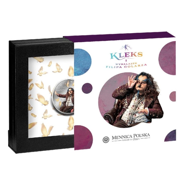 1 dolar Kleks i wynalazek Filipa Golarza 2025 box rewers