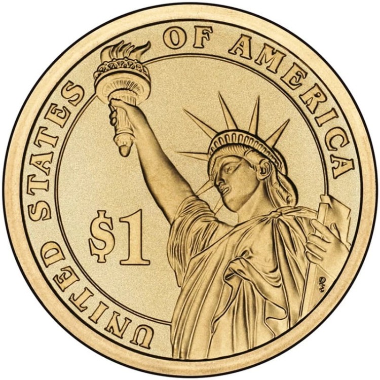 Moneta 1 dolar 2007 George Washington awers