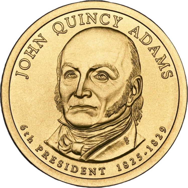 Moneta 1 dolar 2008 John Quincy Adams rewers