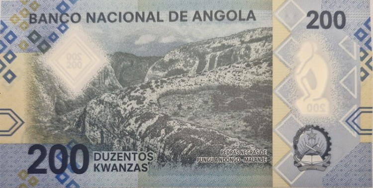 Angola banknot 200 kwanzas 2020 awers