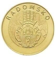 Moneta zastępcza 6 Jadwiżek Radomsko 2010 awers