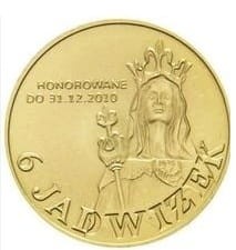 Moneta zastępcza 6 Jadwiżek Radomsko 2010 rewers