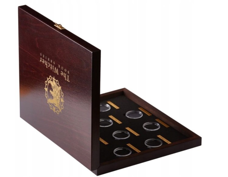 Kaseta na monety Wiedźmin 1 oz środek