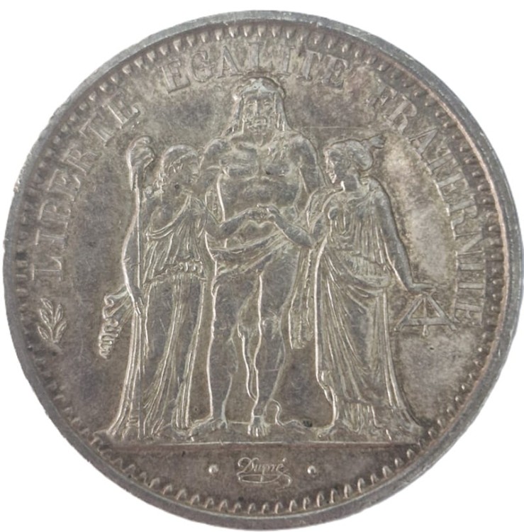 Moneta 10 franków 1968 Herkules awers
