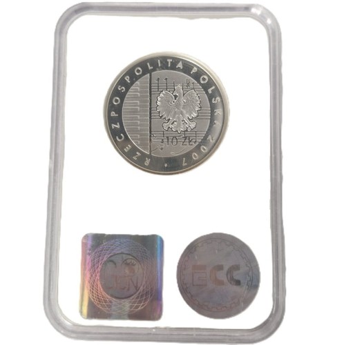 Moneta 10 złotych 2007 Szymanowski grading awers