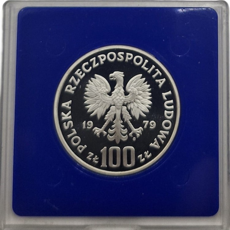 Moneta 100 zł 1979 Ochrona środowiska awers