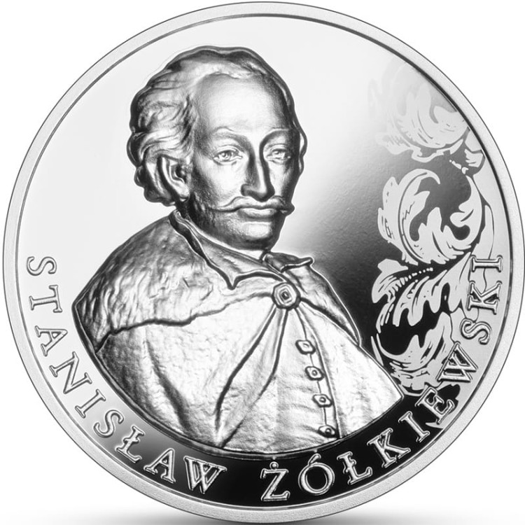 Moneta 10 zł Stefan Żółkiewski 2025 rewers
