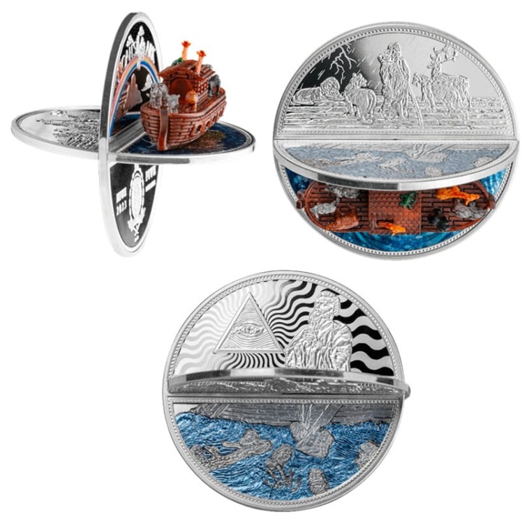 Moneta 5 dolarów Arka Noego 2023