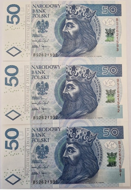 Banknoty 20 zł 2017 Kazimierz Wielki awers