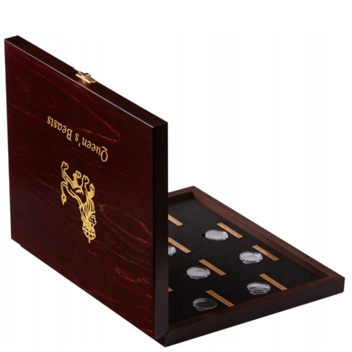 Kaseta na monety Bestie Królowej 1/4 oz