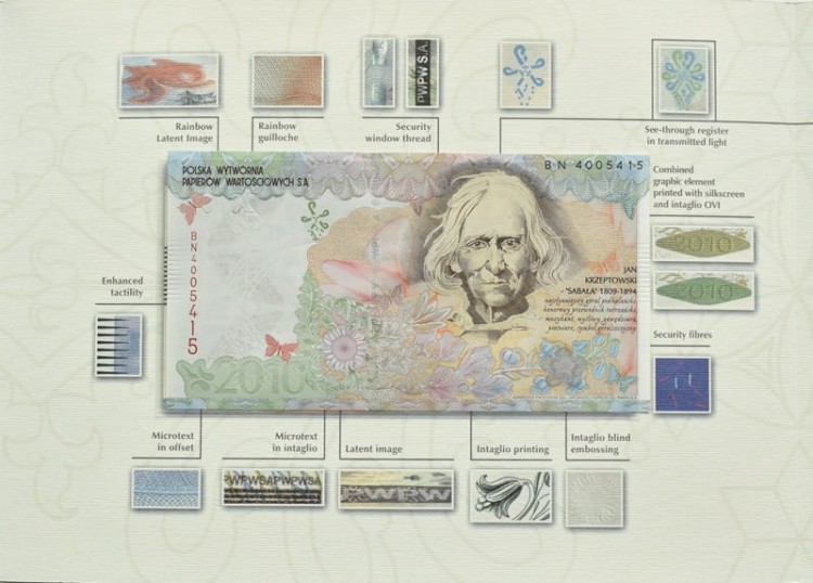 Jan Krzepkowski Sabała PWPW 2010 oscypki