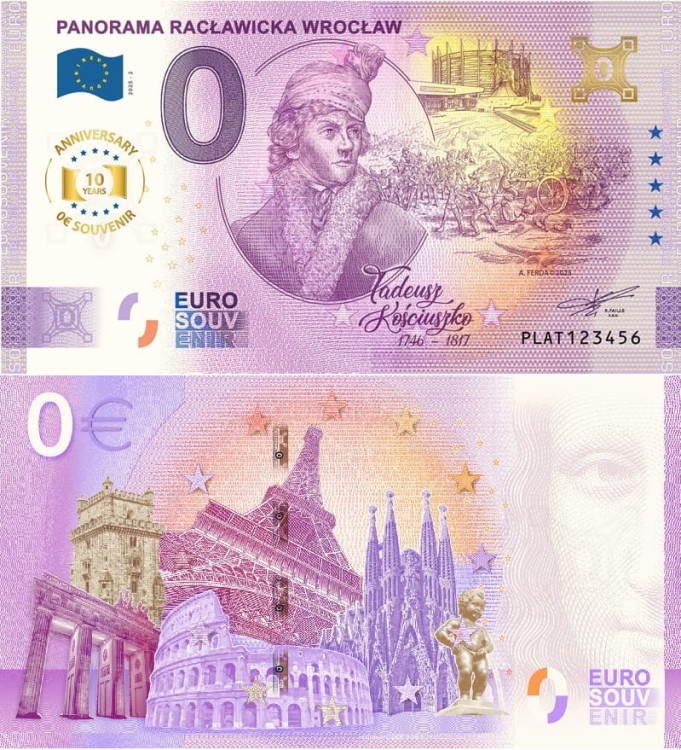 0 euro Wrocław Panorama Racławicka 2025 Anniversary