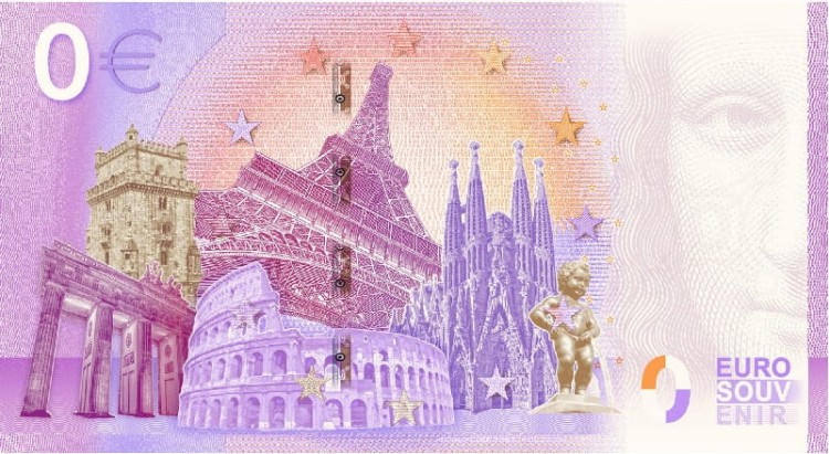 0 euro Kopalnia Soli Wieliczka 2025 Anniversary rewers