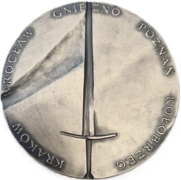 Medal Bolesław Chrobry półpostać PTAiN rewers