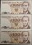 Banknoty 100 zł 1986 Ludwik Waryński SF UNC 1986 3 kolejnych awers