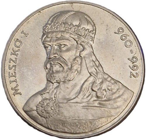 Moneta 50 zł Mieszko I 1979  rewers