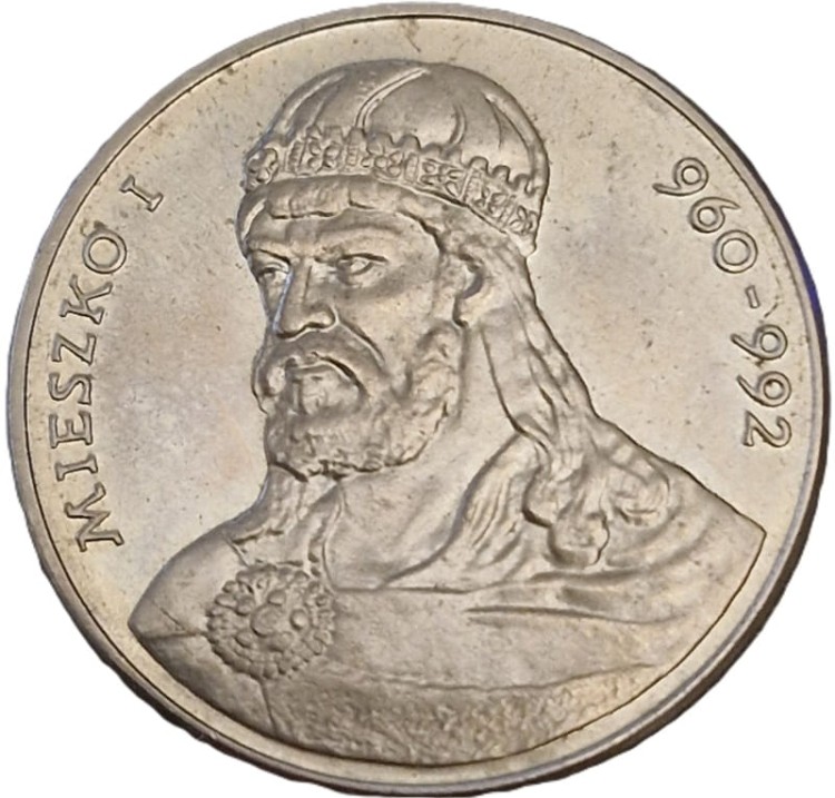 Moneta 50 zł Mieszko I 1979  rewers