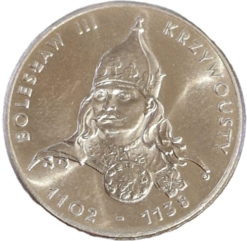 Moneta 50 zł Bolesław Krzywousty 1982 rewers