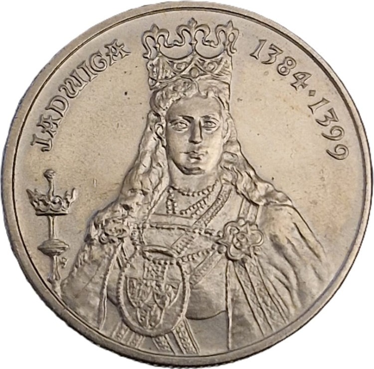Moneta 100 zł Jadwiga 1988 rewers