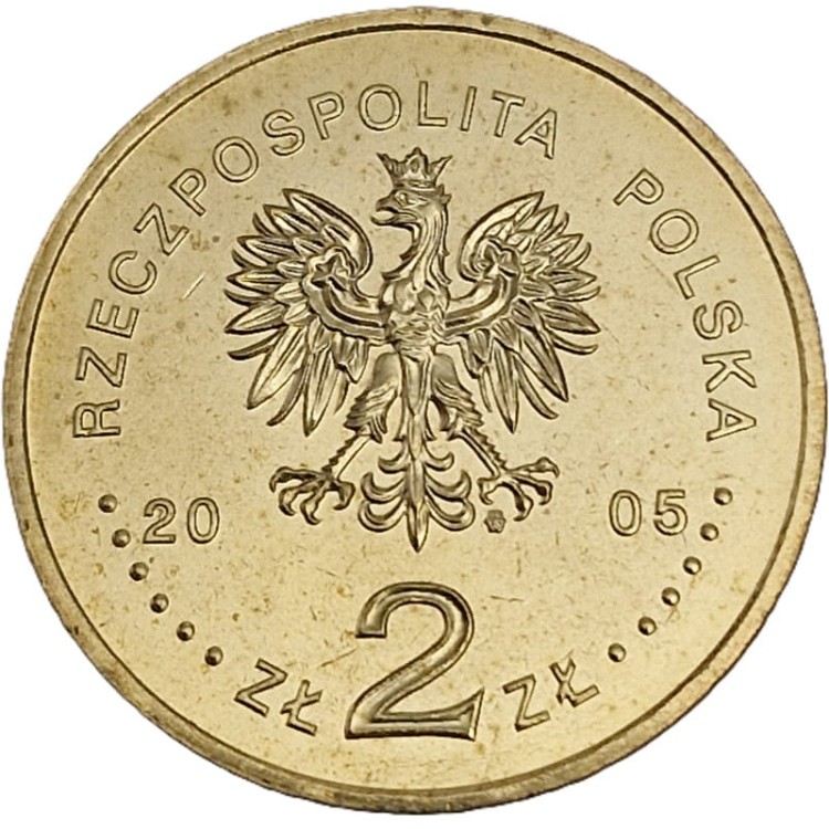 Moneta okolicznościowa 2 zł Stanisław August Poniatowski 2005 awers