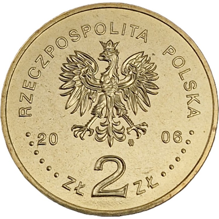 Moneta 2 zł Dzieje złotego 10 zł z 1932 2006 awers