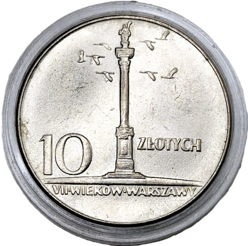 10 zł Kolumna Zygmunta awers