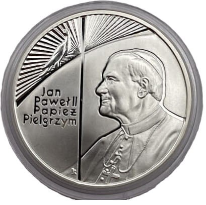 Moneta 10 zł Jan Paweł II Papież Pielgrzym 1999 rewers