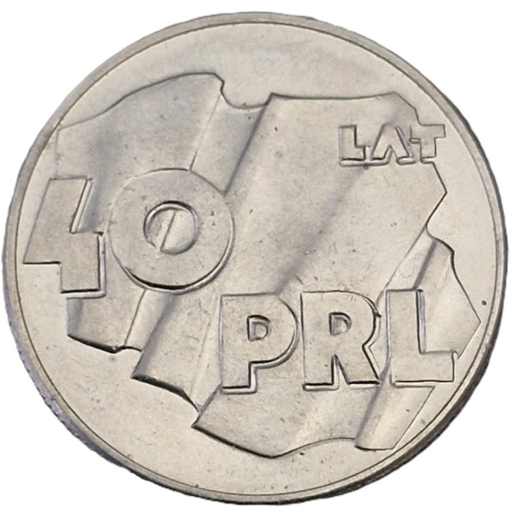 Moneta 100 zł 40 lat PRL 1984 rewers
