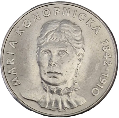 Moneta 20 zł Maria Konopnicka 1978 rewers