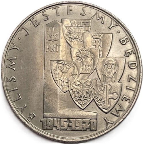 Moneta 10 zł Byliśmy Jesteśmy Będziemy 1970 rewers
