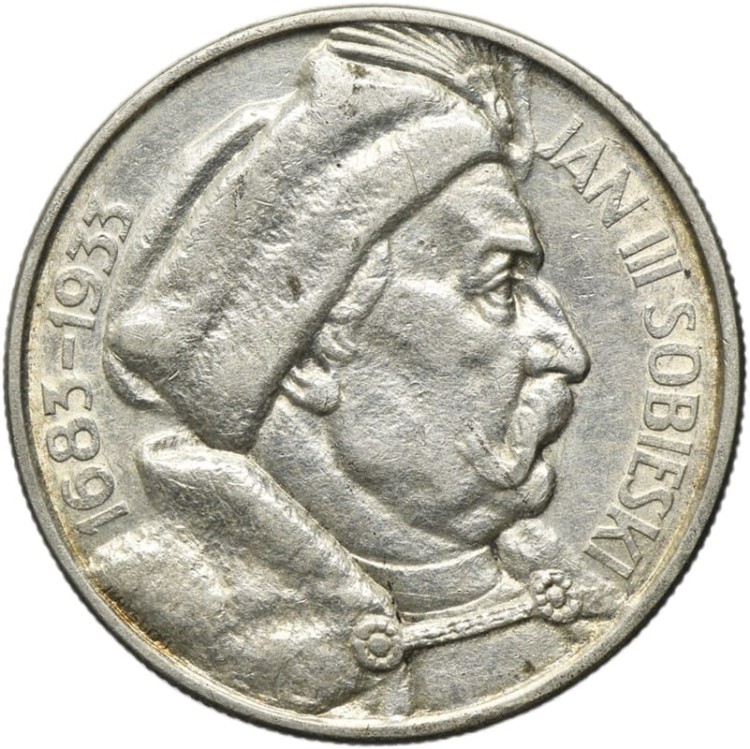 Moneta 10 zł Jan III Sobieski 1933 rewers