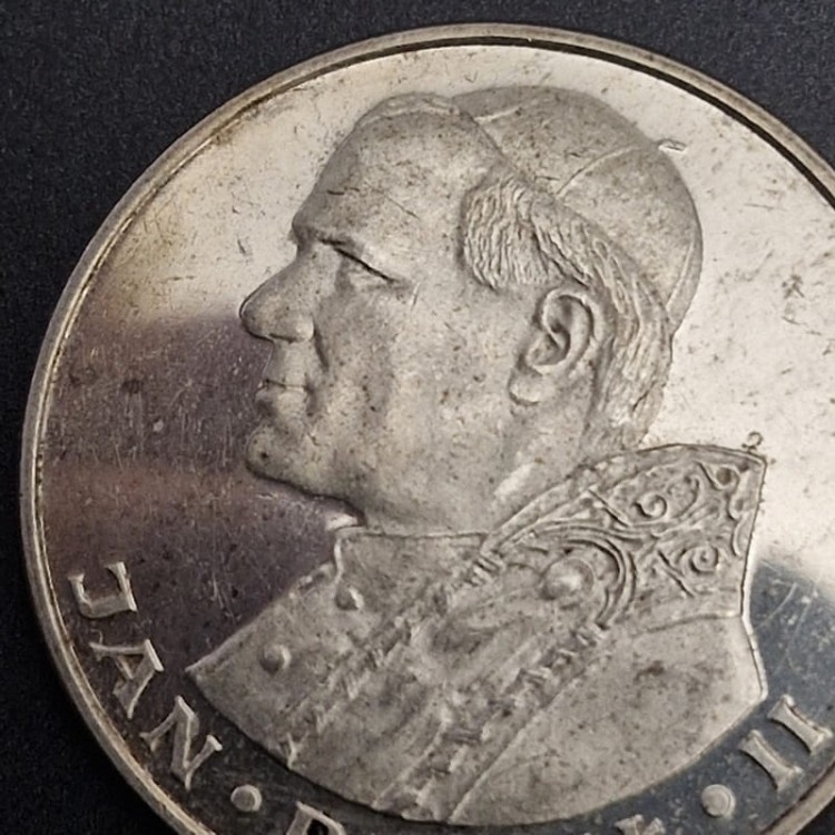 Moneta 1000 zł Jan Paweł II 1982 rewers wzor