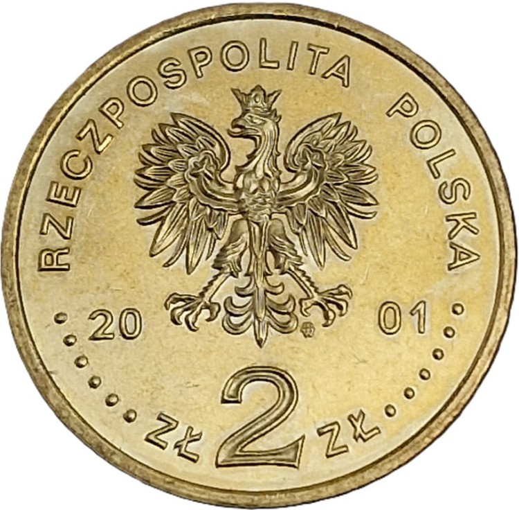 Moneta okolicznościowa 2 zł Kolędnicy 2001 awers