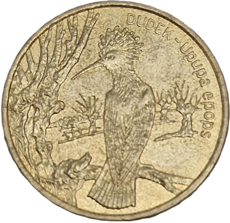 Moneta okolicznościowa 2 zł Dudek 2000 rewers