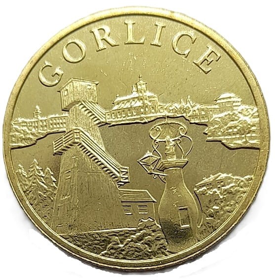 Moneta 2 zł Gorlice 2010 rewers