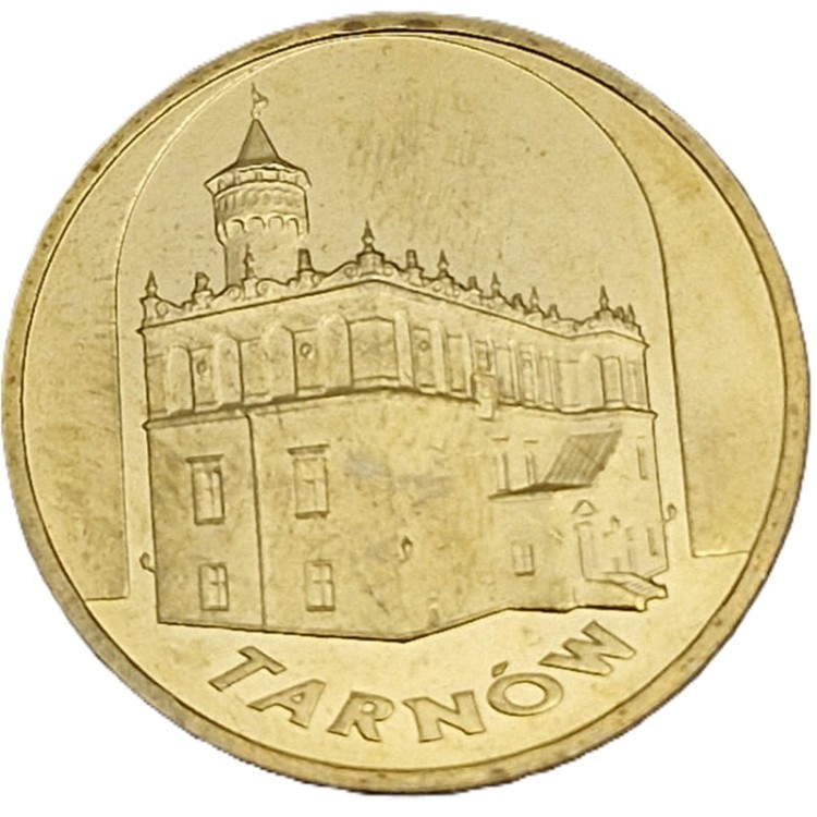 Moneta 2 zł Tarnów 2007 rewers