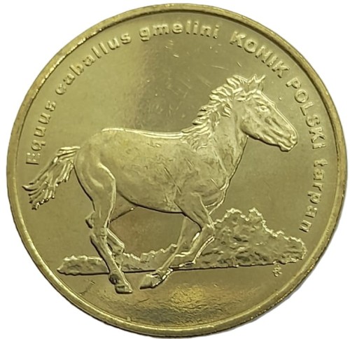 Moneta 2 zł Konik polski 2014 rewers