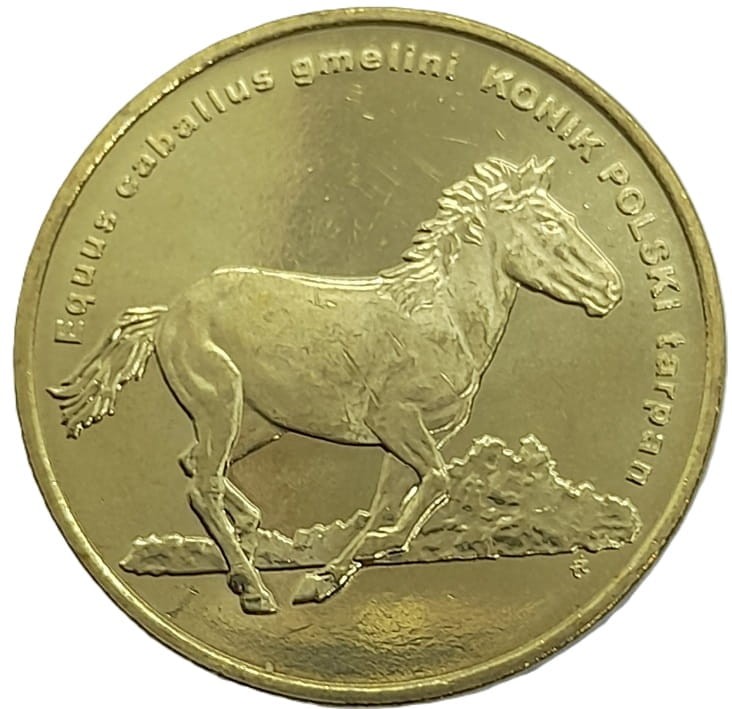 Moneta 2 zł Konik polski 2014 rewers