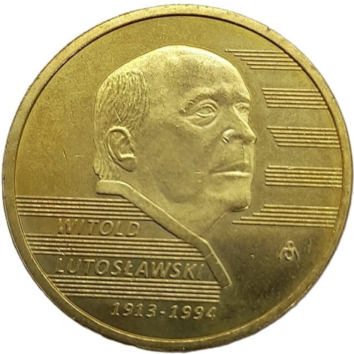 Moneta 2 zł Witold Lutosławski 2013 rewers