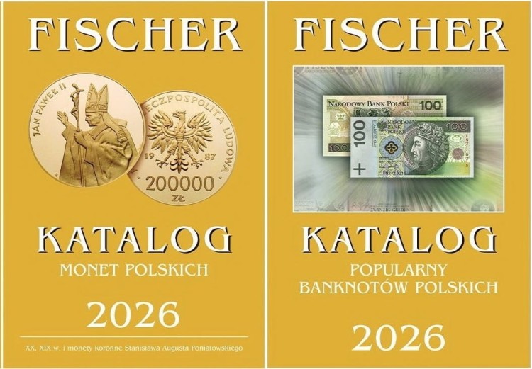 Katalog banknotów i monet polskich Fischer 2026
