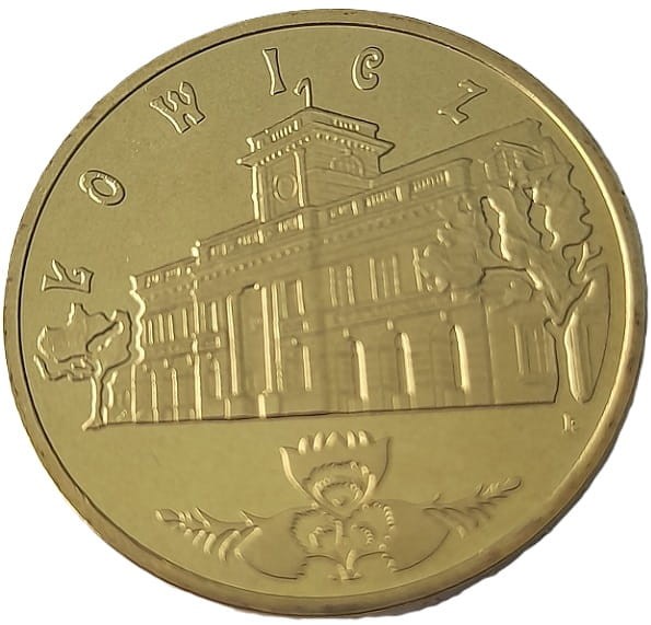 Moneta 2 zł Łowicz 2008 rewers