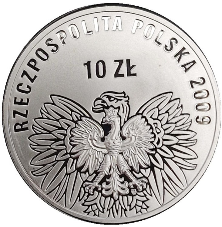 Moneta 10 zł Polska Droga do Wolności Wybory 1989 2009 awers