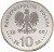 Moneta 10 zł Jan Kazimierz popiersie 2000 rewers