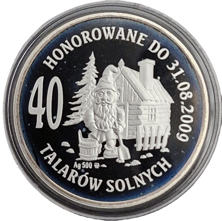 40 talarów solnych 2009 Nowa Sól rewers